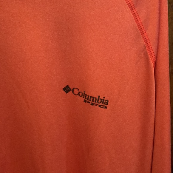 Columbia PFG Long Sleeve Casual XXL/2TG Fishing Shirt Red - Picture 2 of 4